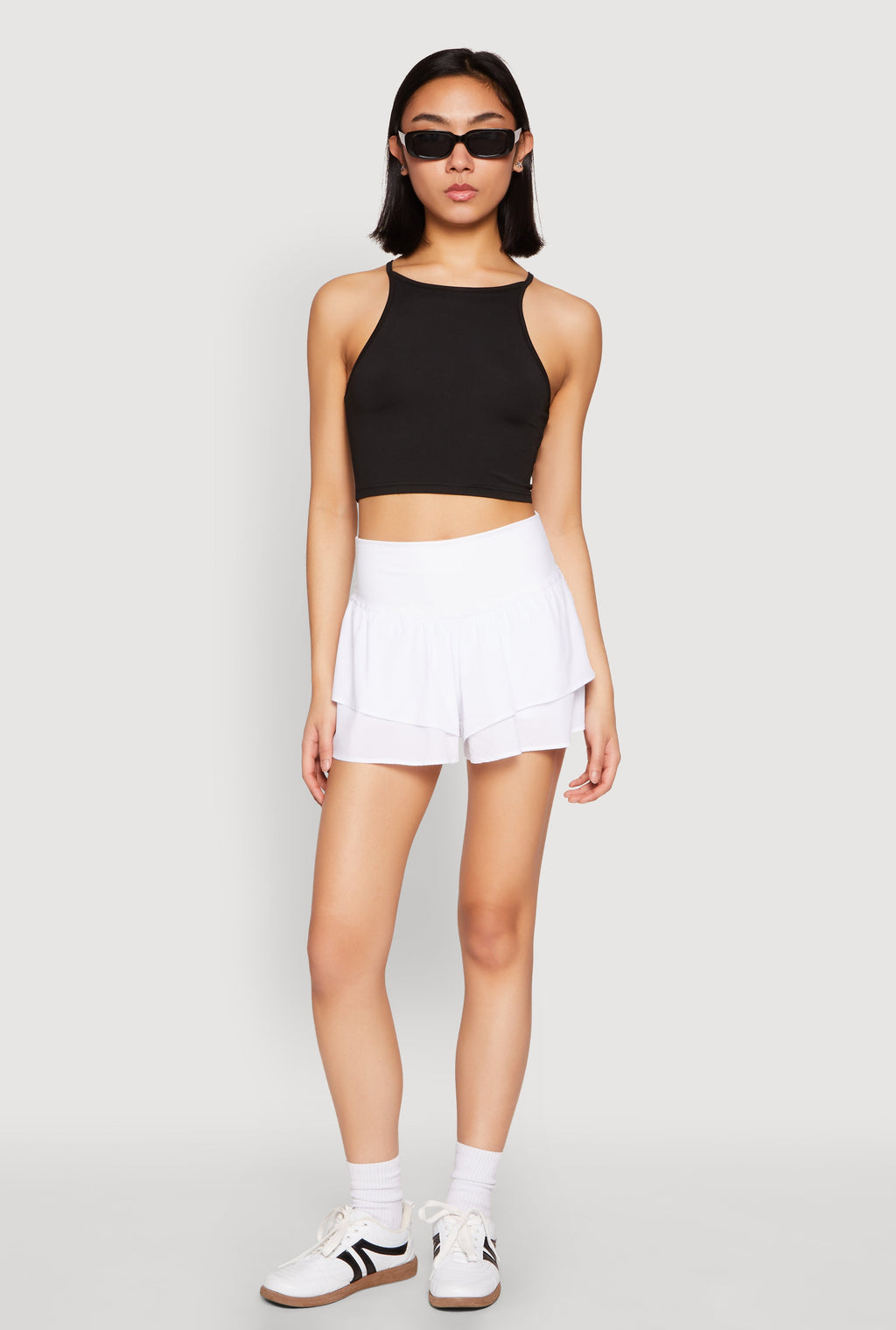 Tiered Active Shorts