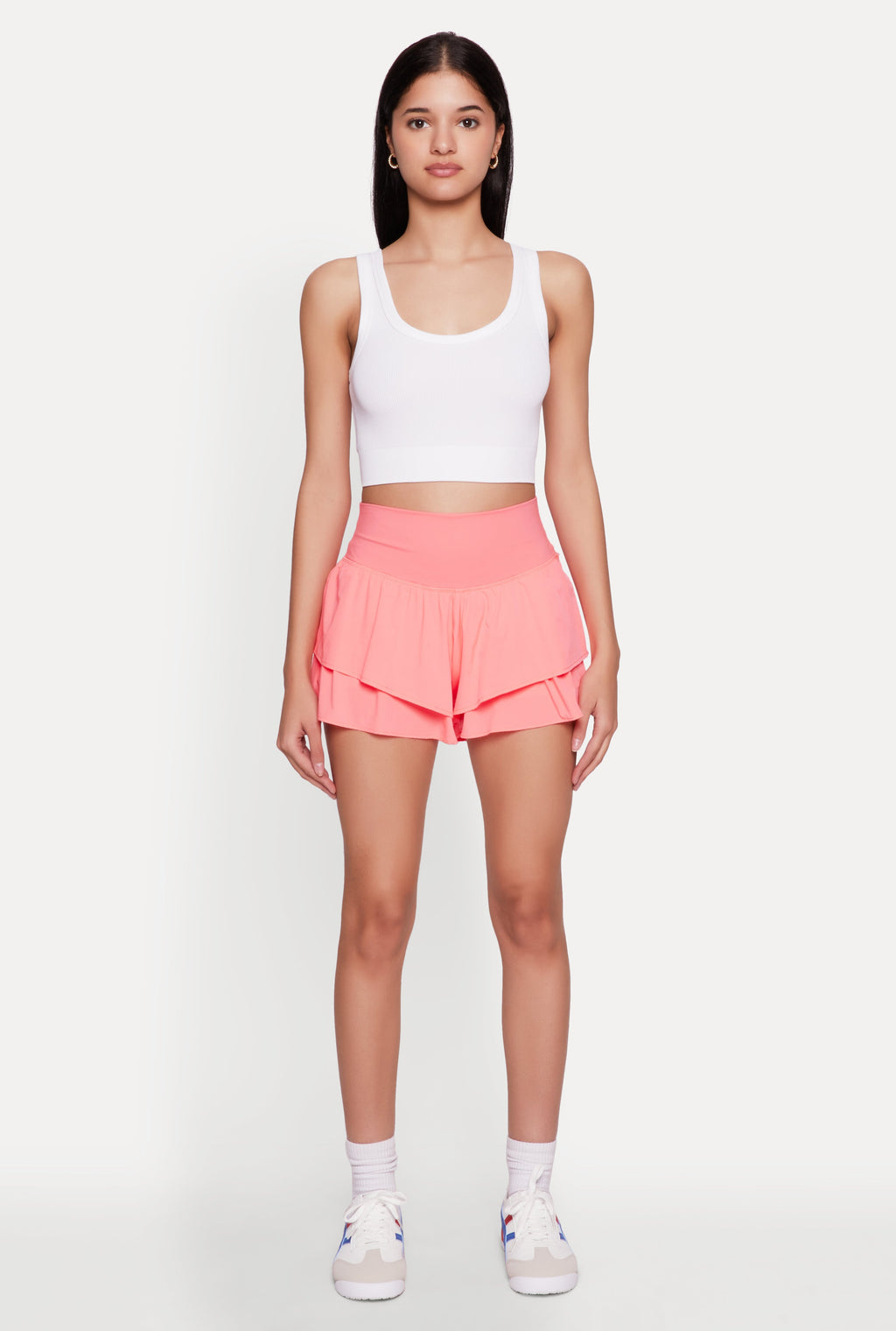 Tiered Active Shorts