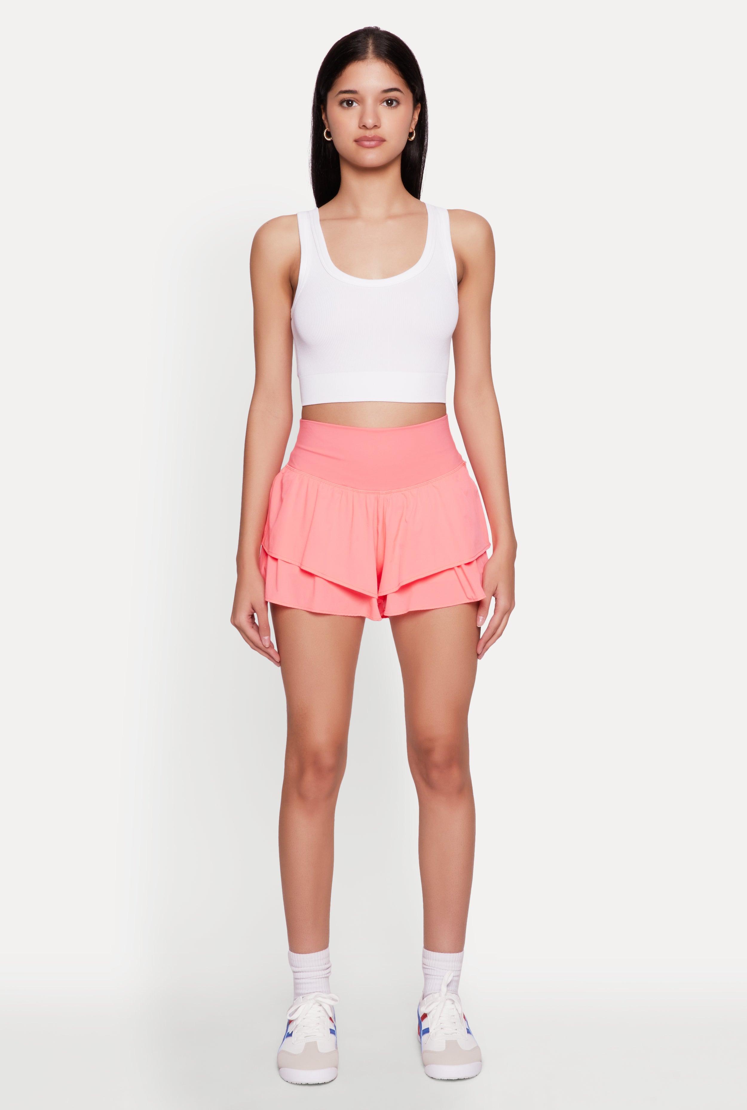 Tiered Active Shorts