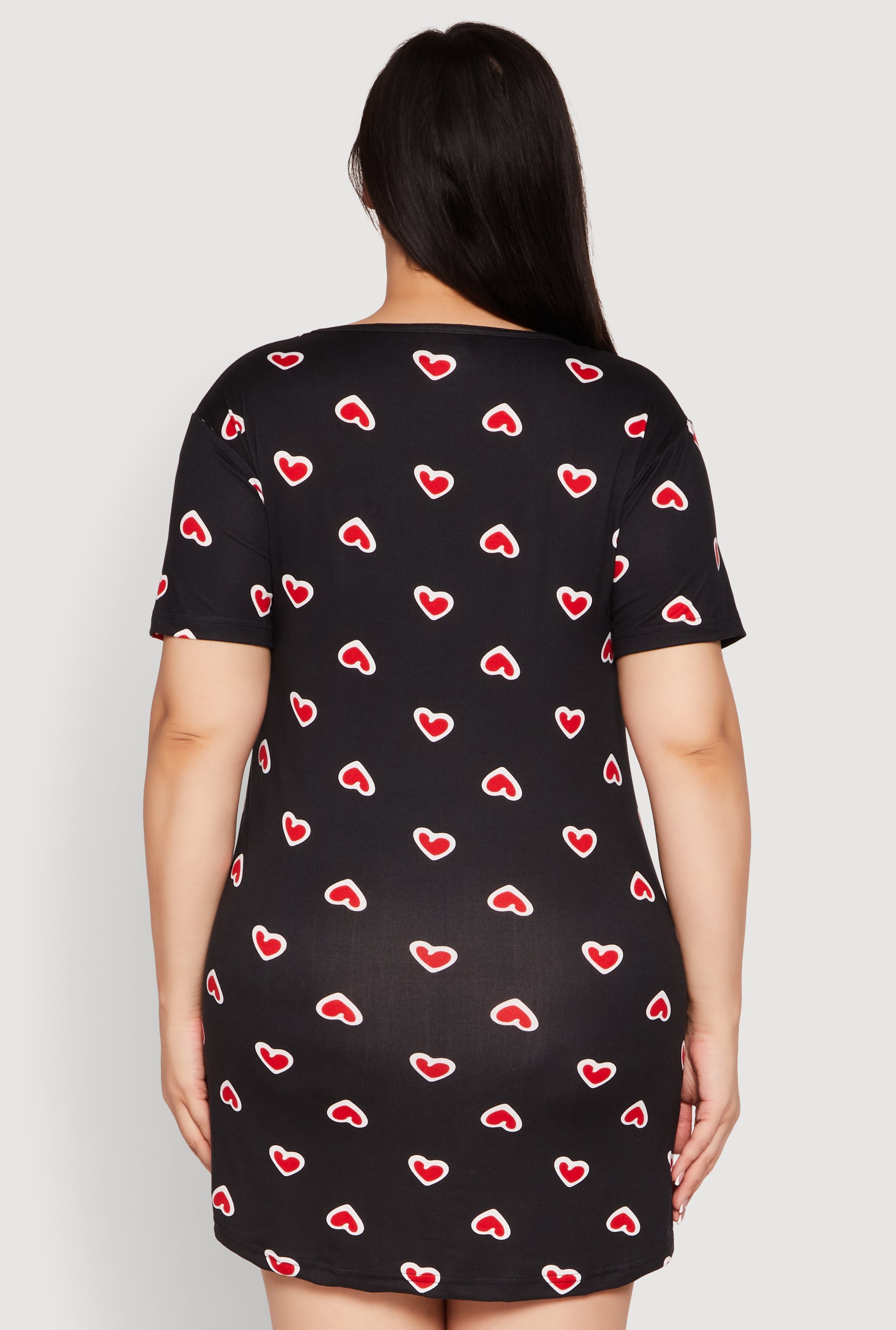 Plus Size Yep Still Single Graphic Nightgown
