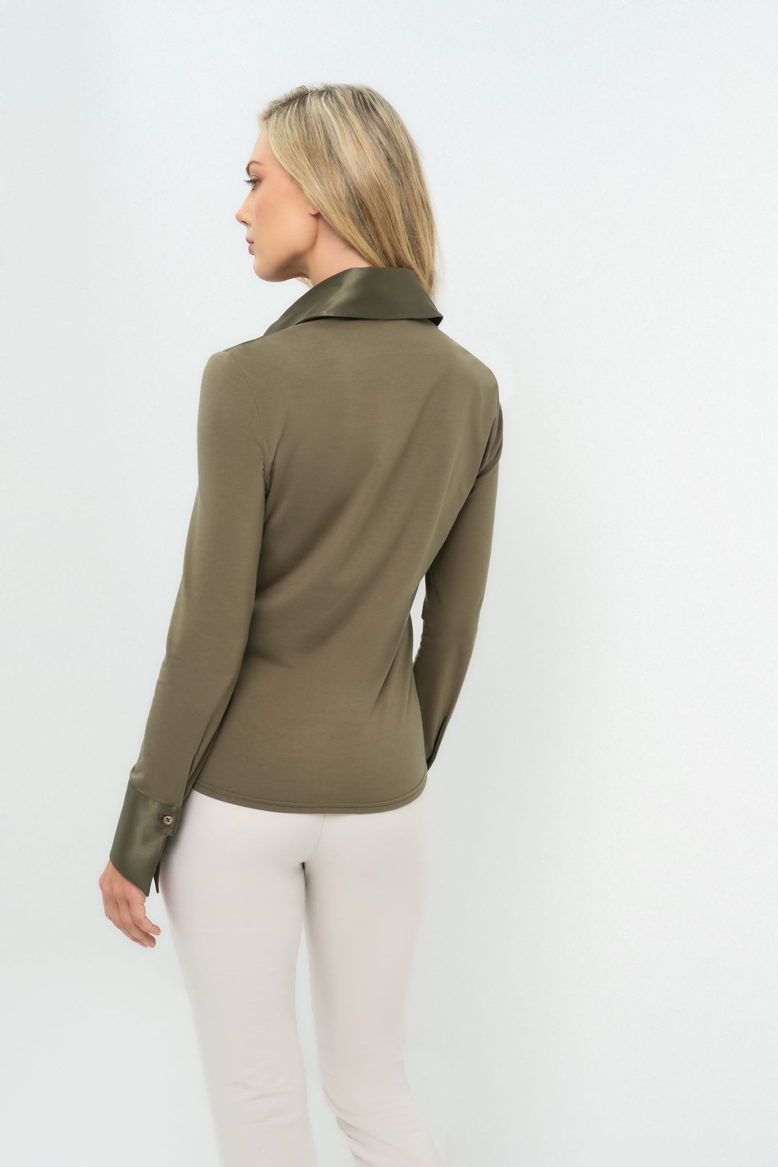 Sadie Satin and Supima Top