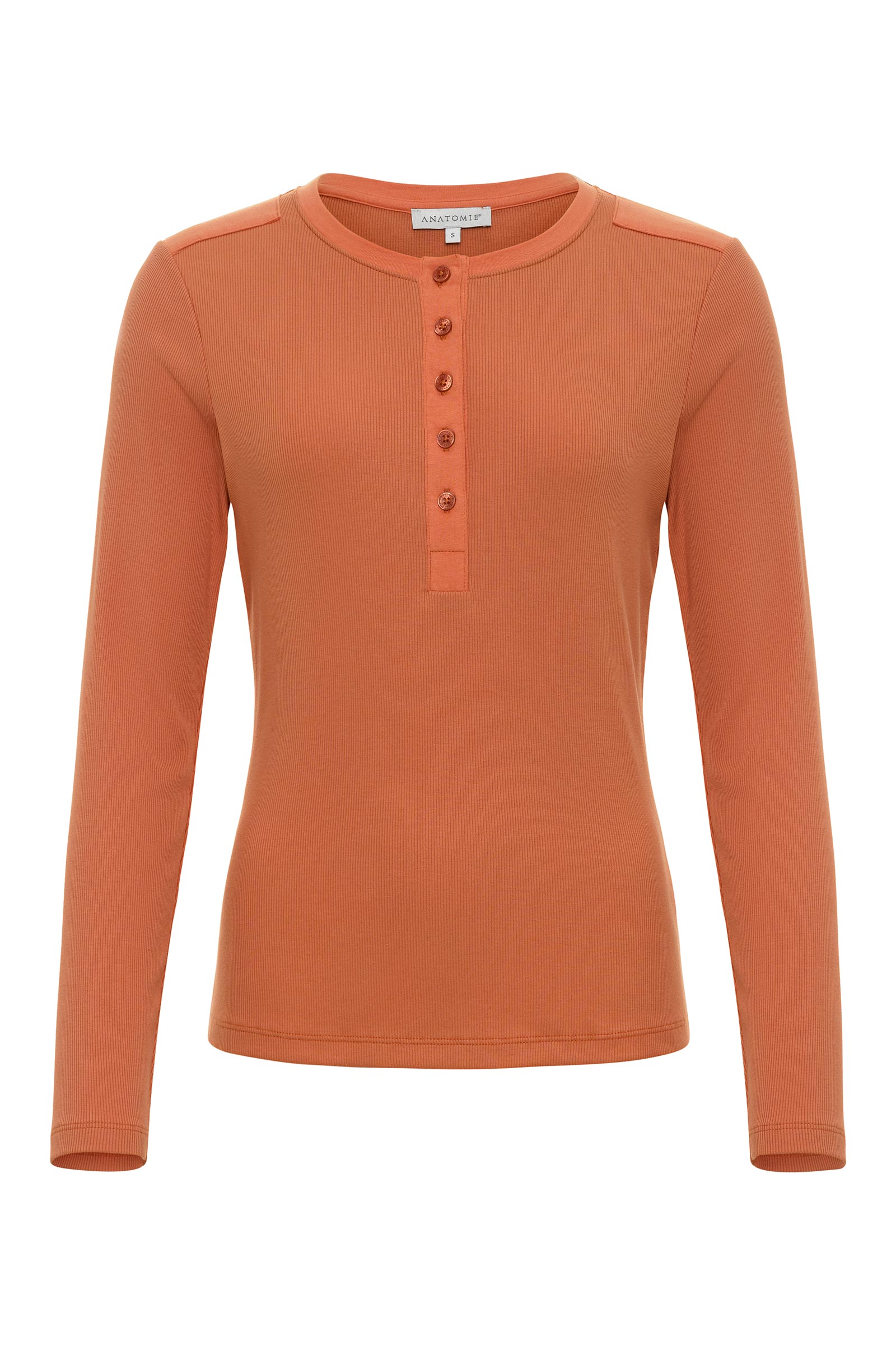 Polina Ribbed Henley Top