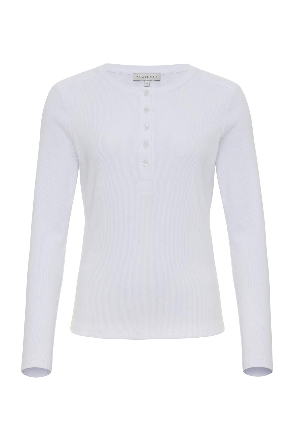 Polina Ribbed Henley Top